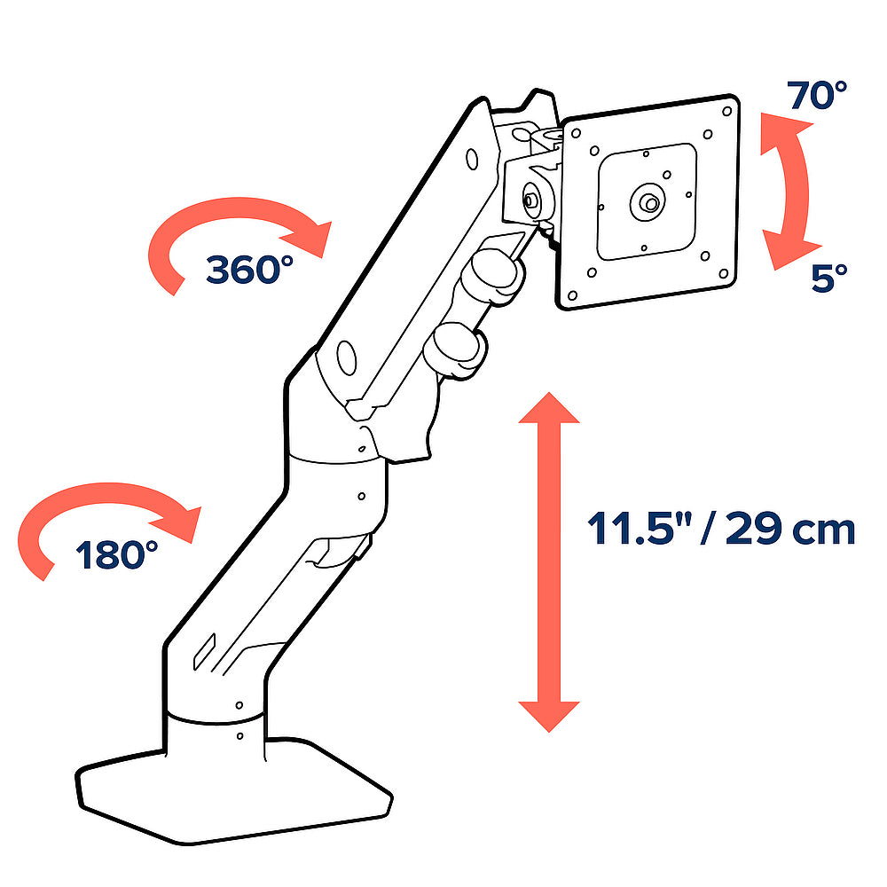 HX MONITOR ARM, TISCHHALTERUNG