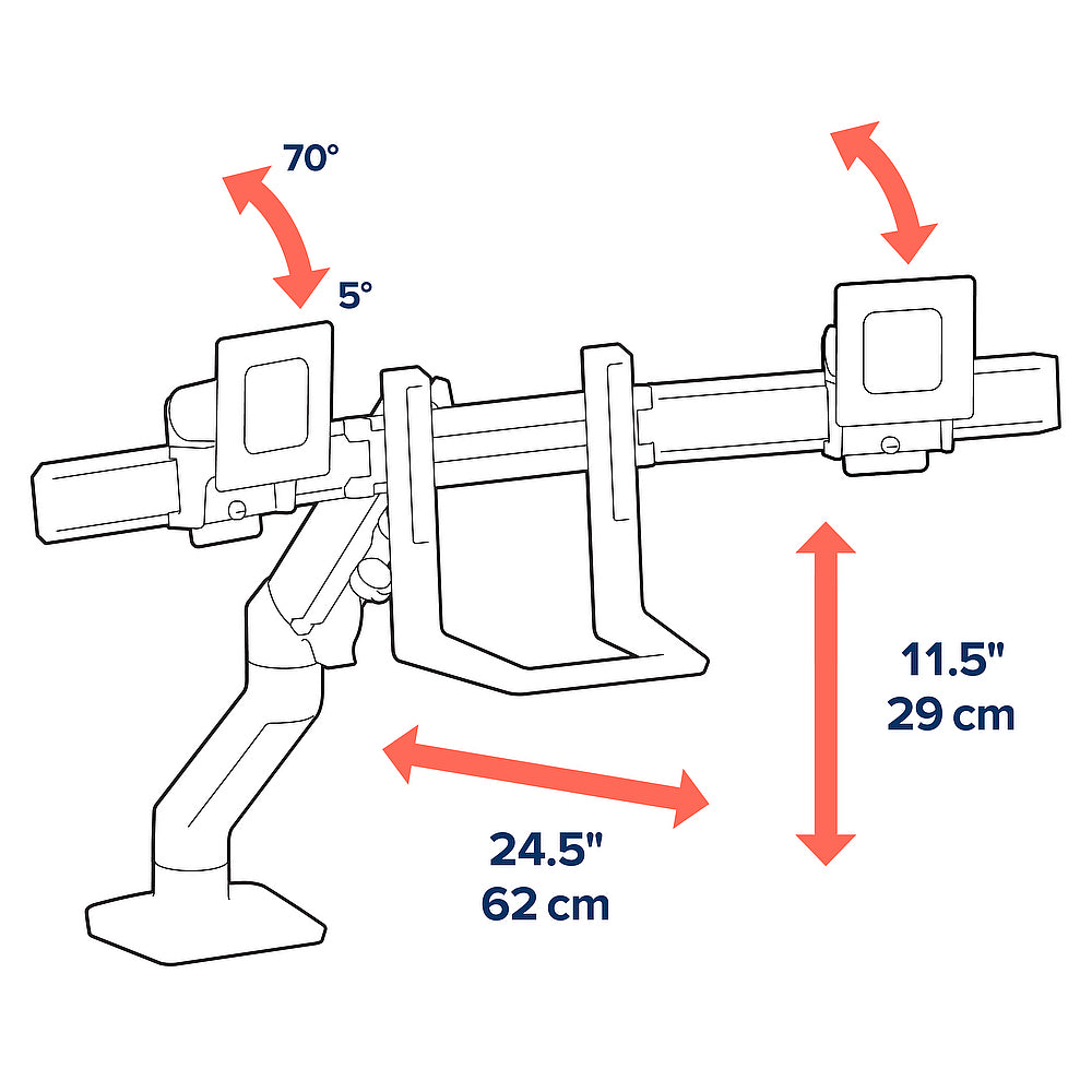 HX DESK DUAL TISCHHALTERUNG - sino-swiss