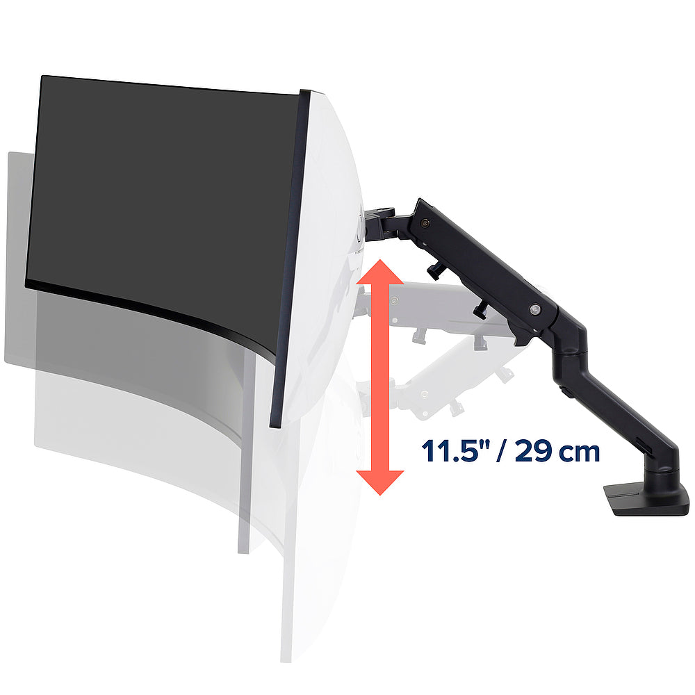 HX MONITOR ARM MIT HD-GELENK, SAMSUNG ODYSSEY G9 - sino-swiss